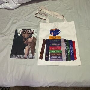 Acotar,Tote Bag and Coloring Book.